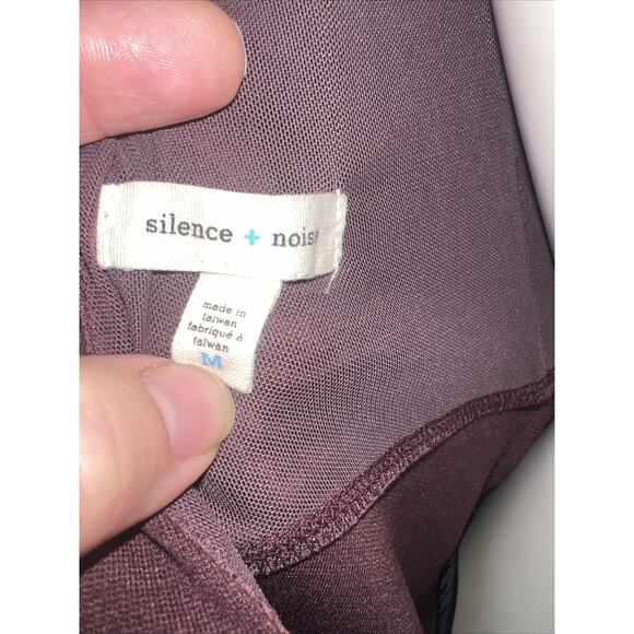 Silence + noise Plum Peplum Top medium - Picture 6 of 6